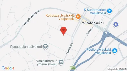 Apartments for rent i Jyväskylä - kort over placeringen