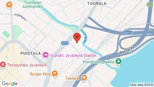 Apartments for rent i Jyväskylä - kort over placeringen