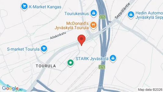 Apartments for rent i Jyväskylä - kort over placeringen