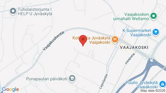 Apartments for rent i Jyväskylä - kort over placeringen