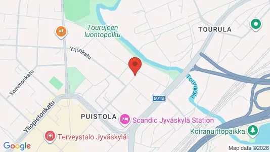 Apartments for rent i Jyväskylä - kort over placeringen