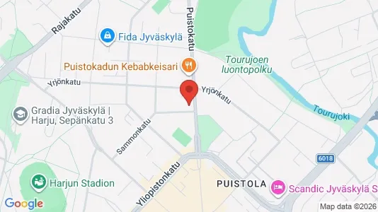 Apartments for rent i Jyväskylä - kort over placeringen