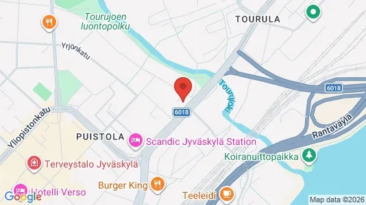 Apartments for rent i Jyväskylä - kort over placeringen