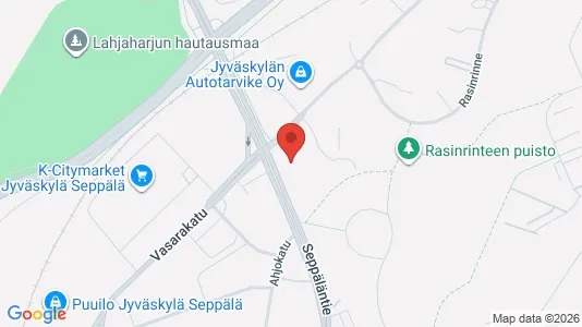Apartments for rent i Jyväskylä - kort over placeringen