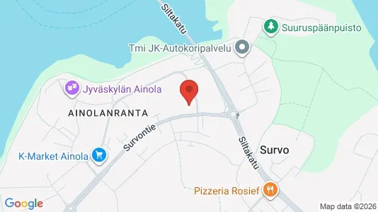 Apartments for rent i Jyväskylä - kort over placeringen