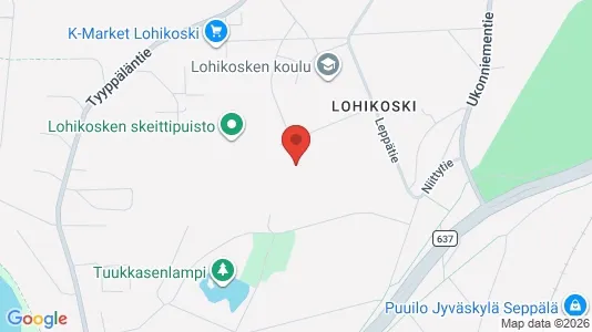 Apartments for rent i Jyväskylä - kort over placeringen