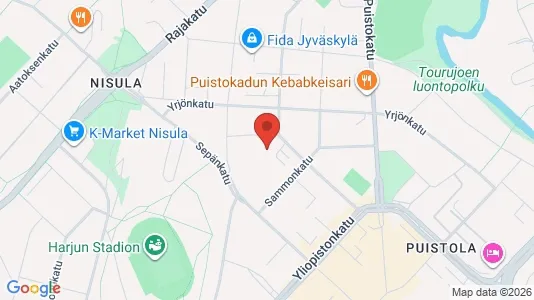 Apartments for rent i Jyväskylä - kort over placeringen