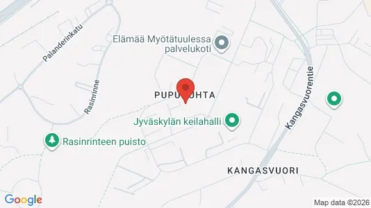 Apartments for rent i Jyväskylä - kort over placeringen