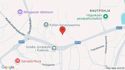 Apartments for rent i Jyväskylä - kort over placeringen