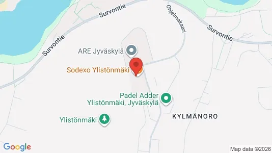 Apartments for rent i Jyväskylä - kort over placeringen
