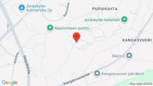 Apartments for rent i Jyväskylä - kort over placeringen