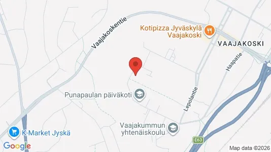 Apartments for rent i Jyväskylä - kort over placeringen
