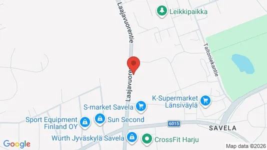 Apartments for rent i Jyväskylä - kort over placeringen