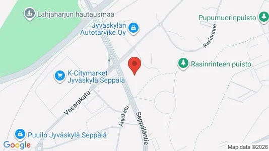 Apartments for rent i Jyväskylä - kort over placeringen
