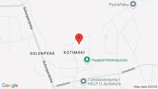 Apartments for rent i Jyväskylä - kort over placeringen