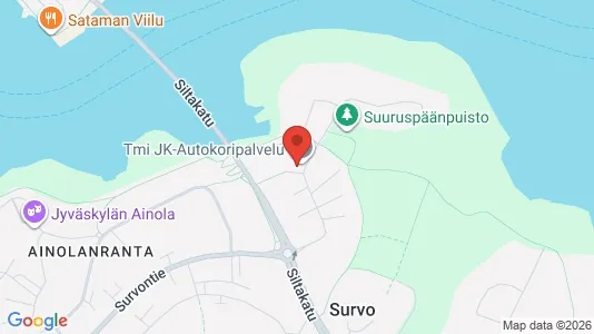 Apartments for rent i Jyväskylä - kort over placeringen