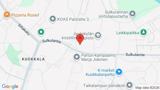Apartments for rent i Jyväskylä - kort over placeringen