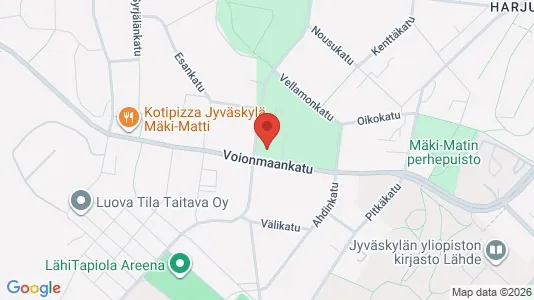 Apartments for rent i Jyväskylä - kort over placeringen