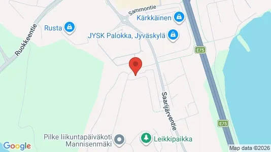Apartments for rent i Jyväskylä - kort over placeringen
