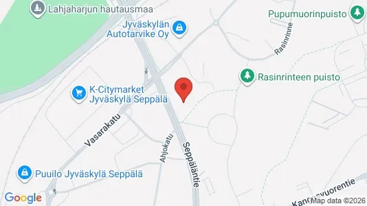 Apartments for rent i Jyväskylä - kort over placeringen