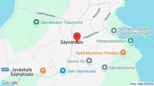 Apartments for rent i Jyväskylä - kort over placeringen