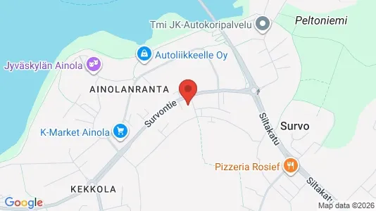Apartments for rent i Jyväskylä - kort over placeringen