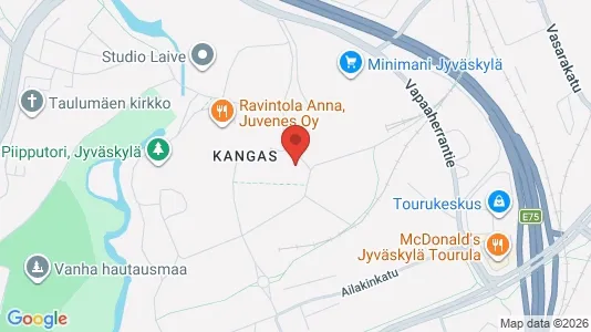 Apartments for rent i Jyväskylä - kort over placeringen