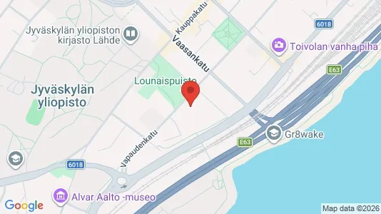 Apartments for rent i Jyväskylä - kort over placeringen