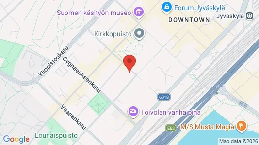 Apartments for rent i Jyväskylä - kort over placeringen