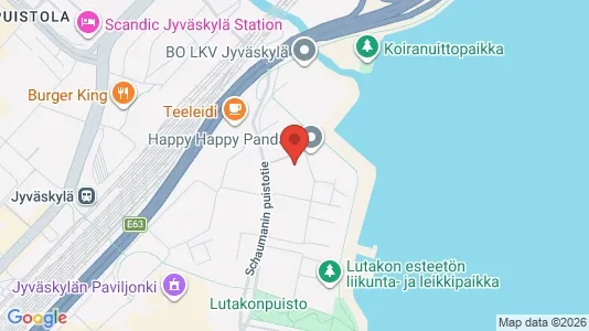 Apartments for rent i Jyväskylä - kort over placeringen