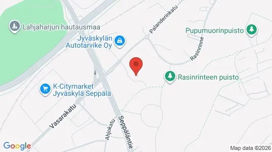 Apartments for rent i Jyväskylä - kort over placeringen