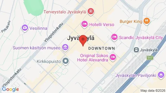 Apartments for rent i Jyväskylä - kort over placeringen