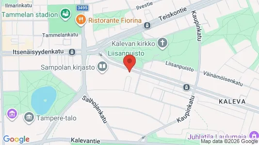 Apartments for rent i Tampere Keskinen - kort over placeringen