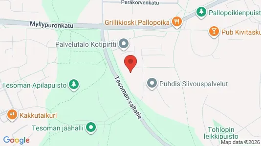 Apartments for rent i Tampere Lounainen - kort over placeringen