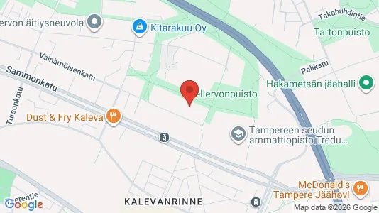 Apartments for rent i Tampere Keskinen - kort over placeringen