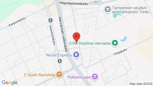 Apartments for rent i Tampere Kaakkoinen - kort over placeringen