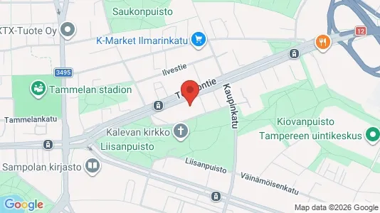 Apartments for rent i Tampere Keskinen - kort over placeringen