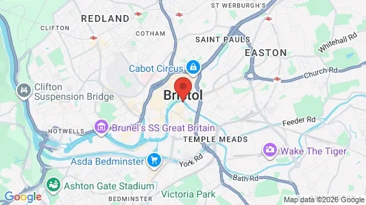 Houses for rent i Bristol - Avon - kort over placeringen