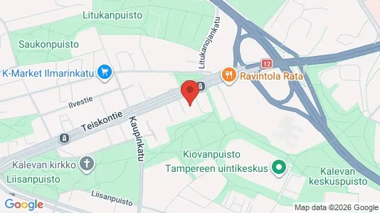 Apartments for rent i Tampere Keskinen - kort over placeringen