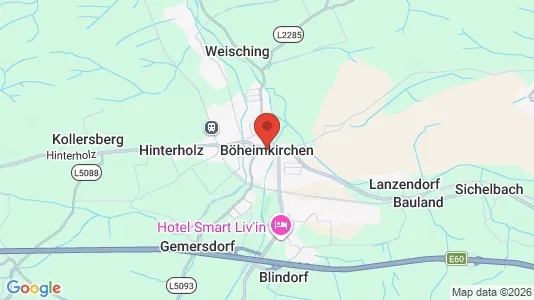 Apartments for rent i Böheimkirchen - kort over placeringen