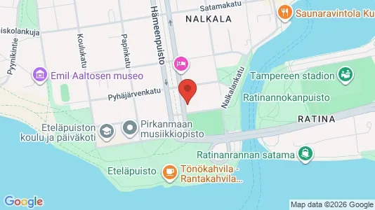 Apartments for rent i Tampere Keskinen - kort over placeringen