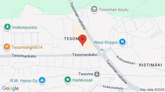 Apartments for rent i Tampere Lounainen - kort over placeringen