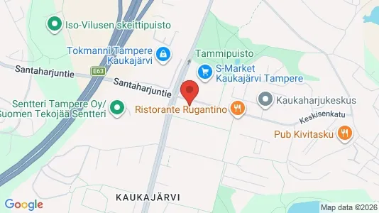 Apartments for rent i Tampere Kaakkoinen - kort over placeringen