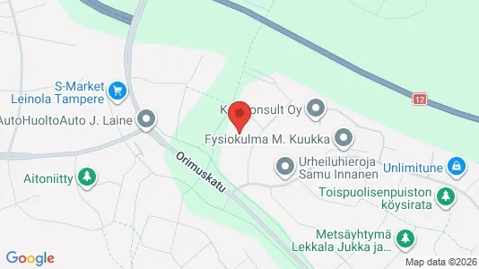 Apartments for rent i Tampere Koillinen - kort over placeringen