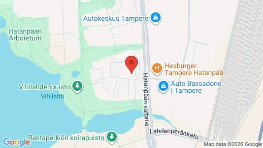 Apartments for rent i Tampere Eteläinen - kort over placeringen