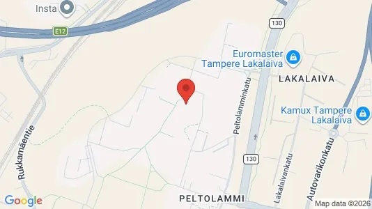 Apartments for rent i Tampere Eteläinen - kort over placeringen