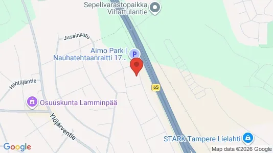 Apartments for rent i Tampere Lounainen - kort over placeringen