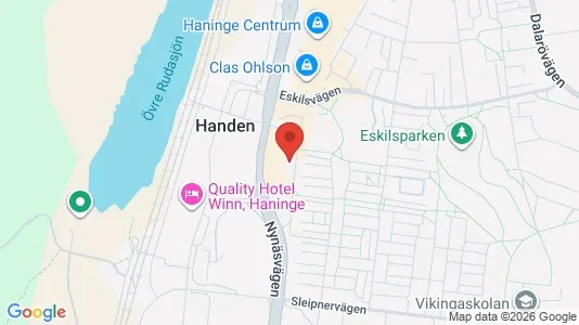 Apartments for rent i Haninge - kort over placeringen