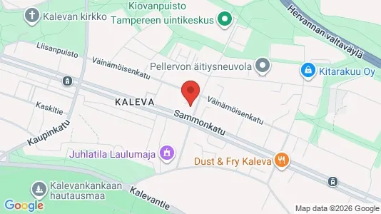Apartments for rent i Tampere Keskinen - kort over placeringen