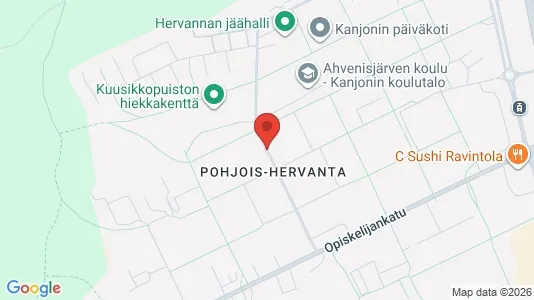 Apartments for rent i Tampere Kaakkoinen - kort over placeringen
